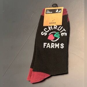 Schrute Beet Farm Socks The Office
